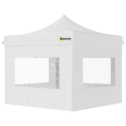 Pop-up zahradní stan, vodotěsný, bílý, 300 x 300 cm