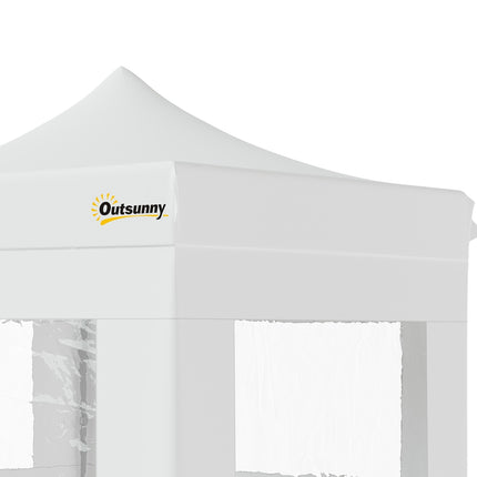 Pop-up zahradní stan, vodotěsný, bílý, 300 x 300 cm