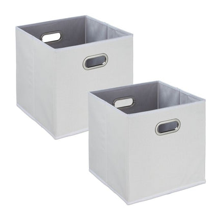 Úložný box, sada 2 ks, bílý