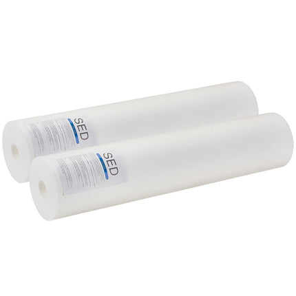 Whole House Sediment Filter Cartridge 4.5x20, 5 Micron, 2-Pack