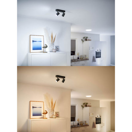 WiFi bodové svítidlo Imageo 2x5W, studená-teplá bílá