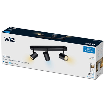WiFi bodové svítidlo Imageo 3x5W, studená-teplá bílá