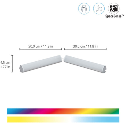 WiFi světelná lišta RGB, 2 ks
