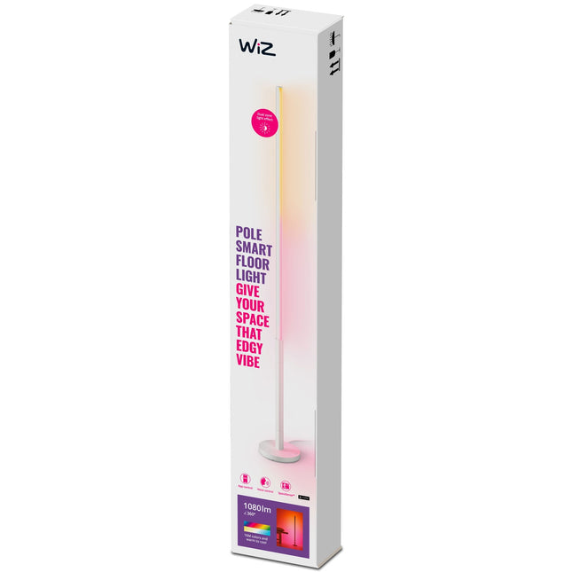 WiFi sloupová stojací lampa RGB, vícebarevná, 150cm