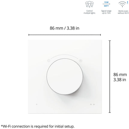 WiFi chytrý stmívač, otočný spínač