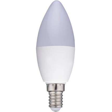 WiFi chytrá LED žárovka E14 RGBW 4.9W 470 lm