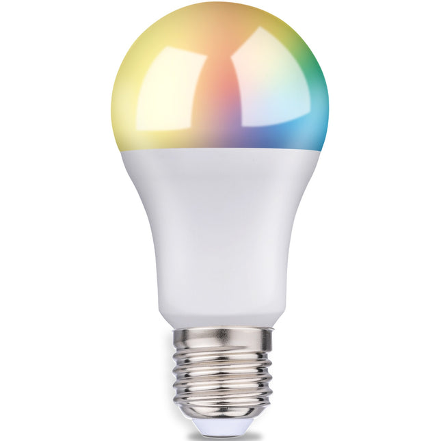 WiFi chytrá LED žárovka E27 RGBW 9W 806 lm