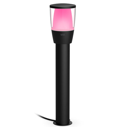WiFi chytré sloupkové svítidlo Elpas, barevné + teplá-studená bílá, 12V, startovací sada