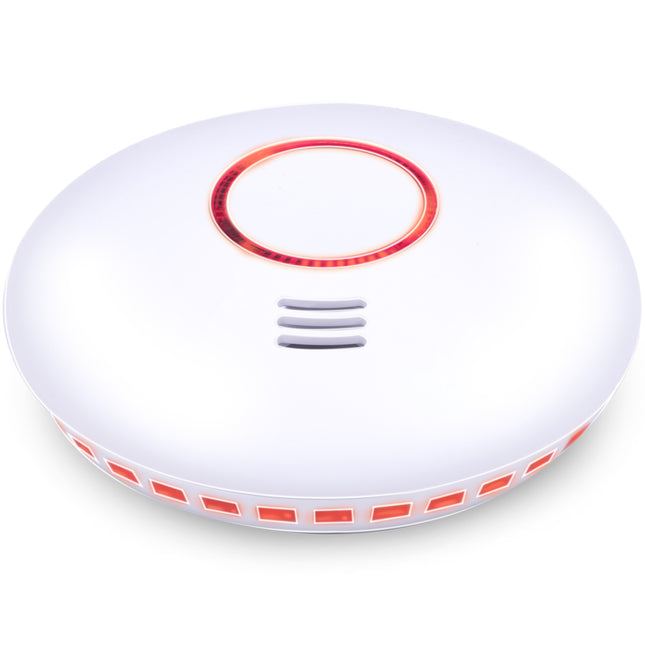 WiFi chytrý požární hlásič (kouř+teplo)