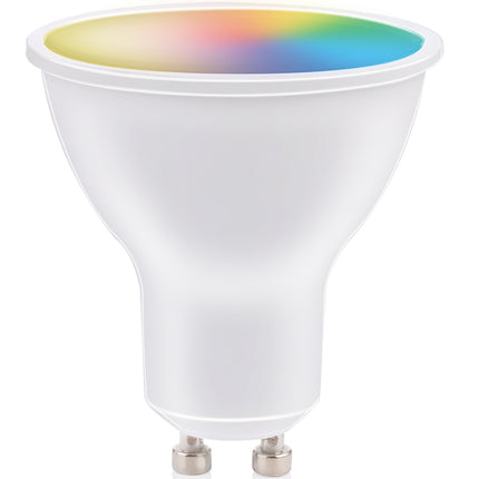 WiFi chytrá LED žárovka GU10 RGBW 4.9W 400 lm