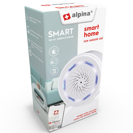WiFi chytrá vnitřní siréna 90dB