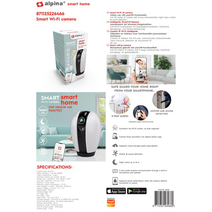 WiFi Smart Innenkamera 1080p drehbar