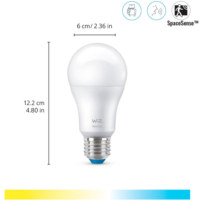 WiFi Smart LED E27 60W 806lm Warm-Kaltweiß 1er-Pack