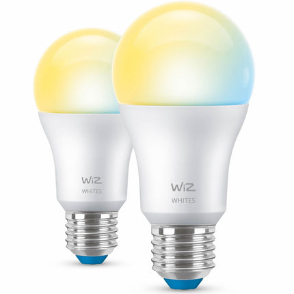 WiFi chytrá LED žárovka E27 60W 806lm teplá-studená bílá, 2 ks