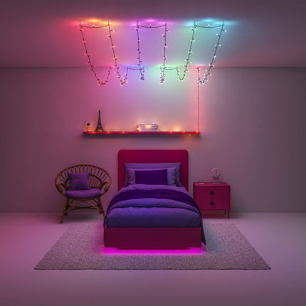 WiFi chytrý LED světelný řetěz