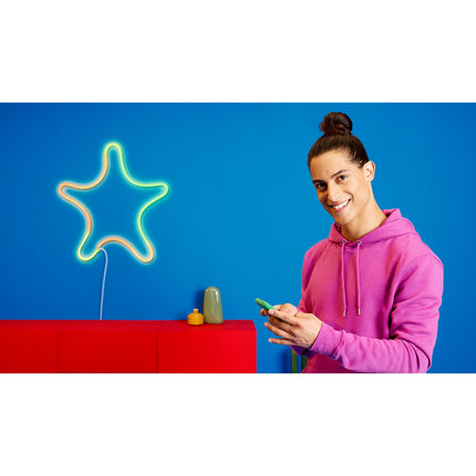 WiFi chytrý neonový LED pásek Flex, 16 milionů barev, 3 metry