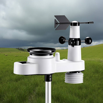 Wi-Fi Weather Station 5-in-1, 7.5-Inch Display, Solar Sensor