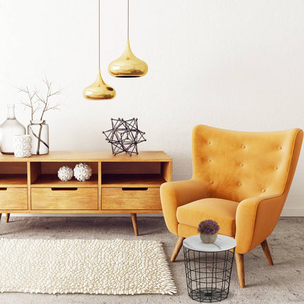 Korbtisch 3er Set Marmor