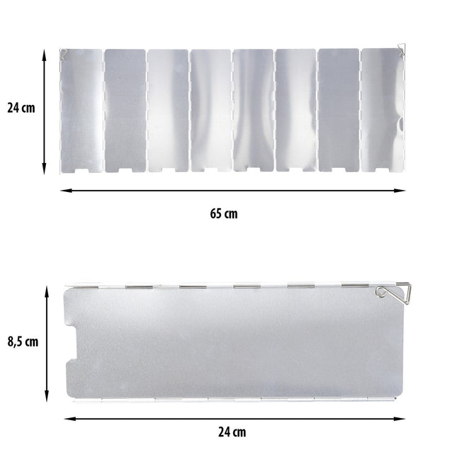 Windscherm voor brander - kampeeraccessoire