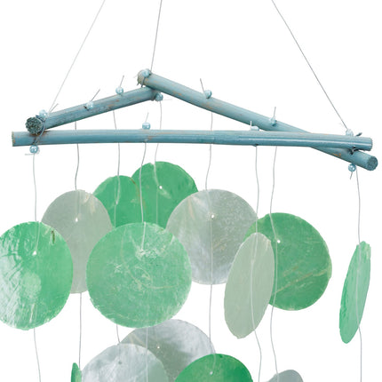 Wind chime seashell colored