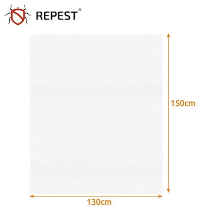 Okenní síť proti hmyzu, 160x130 cm, bílá síťovina se suchým zipem