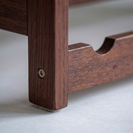 Wine Bottle Holder, Walnut Rack for Red and White Wine
