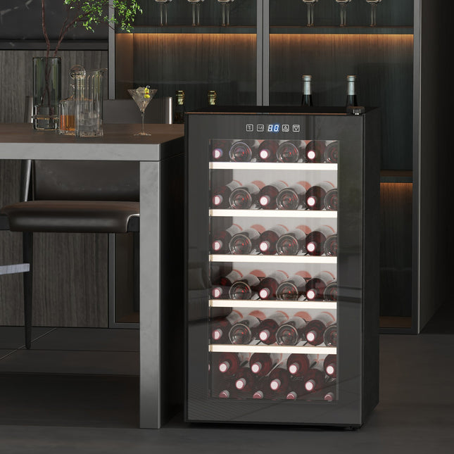 Vinotéka 41 lahví, LED světlo, dotyková obrazovka