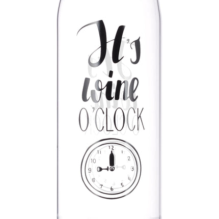 Sklenice ve tvaru lahve na víno 750 ml