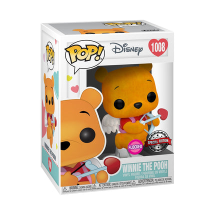 Vinylová figurka Funko Pop! Winnie the Pooh vločkovaná – valentýnská edice