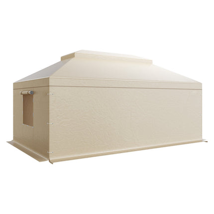 Winter Gazebo Cover 12x20 ft, Waterproof PE Sidewalls