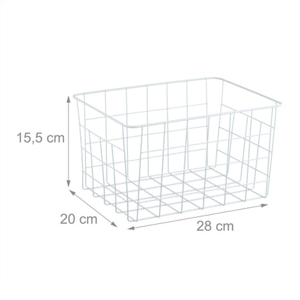 Wire baskets - set of 3