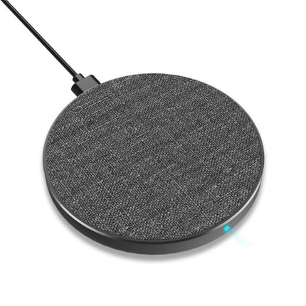 Bezdrátová nabíječka 10W QI kov/textil