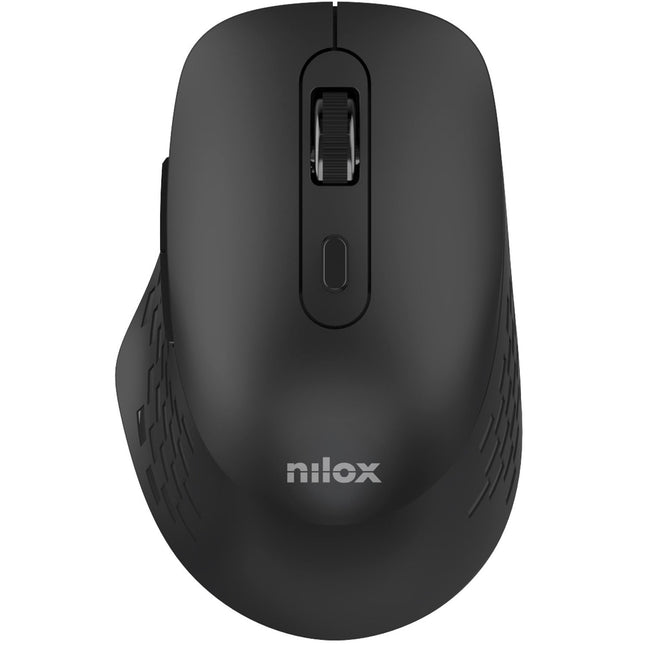 Bezdrátová dvourežimová myš, tichá, Bluetooth + RF, černá