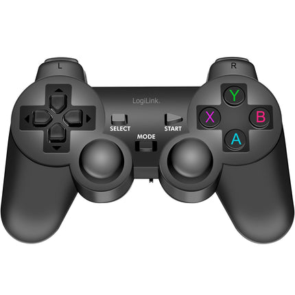 Bezdrátový gamepad 2.4 GHz, černý – kompatibilní s PC a Android