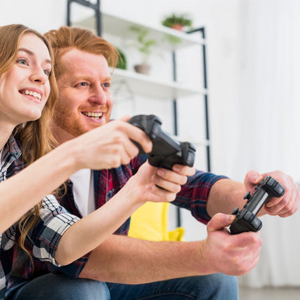 Bezdrátový gamepad 2.4 GHz, černý – kompatibilní s PC a Android