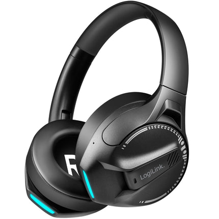 Bezdrátový herní headset, Bluetooth 6.0, černý, výdrž baterie 50 h
