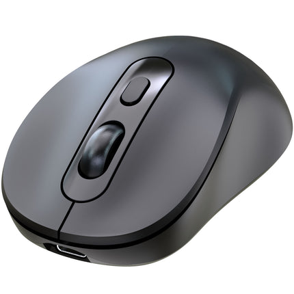 Bezdrátová myš, dvourežimová (BT + 2.4 GHz), nabíjecí, černá