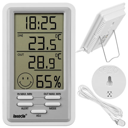 Bezdrátová meteostanice s LCD displejem a budíkem