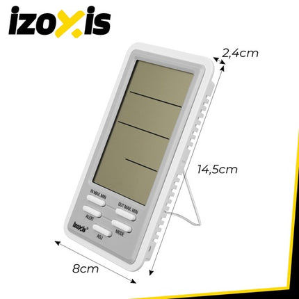 Bezdrátová meteostanice s LCD displejem a budíkem
