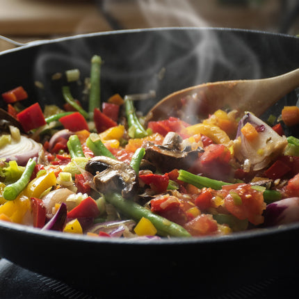 Wok pánev s pokličkou 30 cm