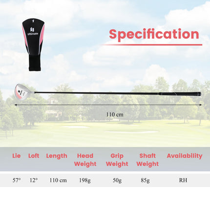 Dámský golfový driver 12 460cc, grafitový shaft, headcover