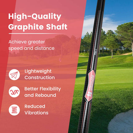 Dámský golfový driver 12 460cc, grafitový shaft, headcover