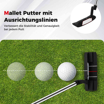 Dámská golfová sada 15 ks s bagem a pláštěnkou