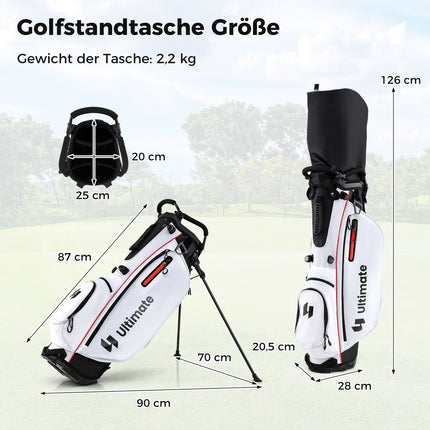 Dámská golfová sada 15 ks s bagem a pláštěnkou