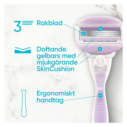 Dámské náhradní hlavice, ComfortGlide Breeze, 4 ks