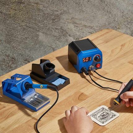 Wood Burning Kit, Dual Pens, 250–700C Digital, 28 Tips