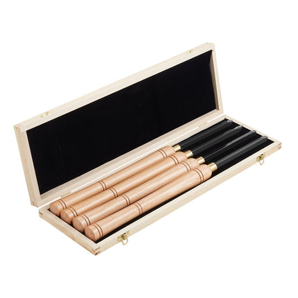 Wood Lathe Turning Tool Set, 4-Piece Carbide Insert Kit