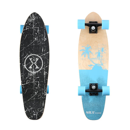 Dřevěný pennyboard, design Bahamas