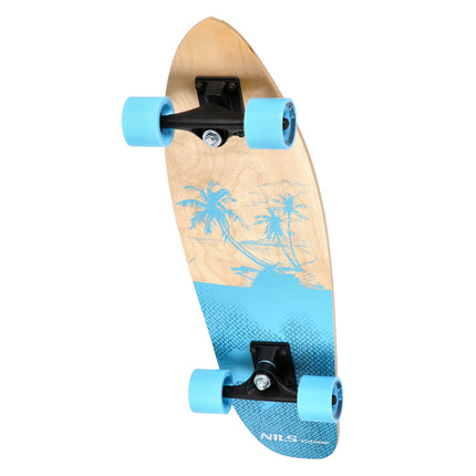 Dřevěný pennyboard, design Bahamas