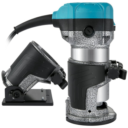 Wood Router 710W, Fixed-Plunge-Tilt Bases, 3 Collets